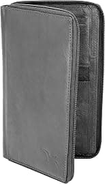 Flying Fossil Genuine Leather Hand-Crafted Passport Holder, Travel Accessories - متتبع أسعار Amazon.sa
