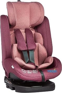 The Moon Brand Rover Baby/Infant Travel Car Seat -Group 0+/1/2/3-360° Rotating Car Seat , MultiStage , Reclining , Isofix -Rearward Facing(0M 12M)-Forward Facing (9M12 Yrs)– Pink على Amazon.ae - متتبع الأسعار