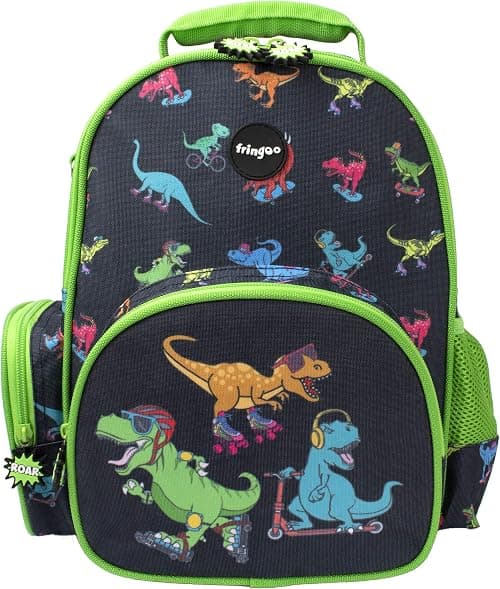 FRINGOO Kids Backpack Water Resistant School Bag for Girls & Boys Age 2-7 Nursery Preschool Travel Bag Children Rucksack, Dinosaur Skater, S, Rucksack Backpacks on Amazon.ae - Price Tracker