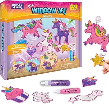 Imagimake Window Art Unicorn | Toys for Girls Ages 5-10 Years | 16 Piece Glass Painting & Suncatcher Kit | Creative Art & Craft Kit for Girls 6-8 | Unicorn Gifts | Ramadan, Birthday & Return Gifts on Amazon - Best Deal Finder