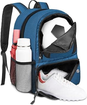 YOREPEK Soccer Backpack,Soccer Bag with Ball Holder, Water resistant Sport Equipment Bags Fit Basketball Volleyball Football on Amazon.ae - Price Tracker