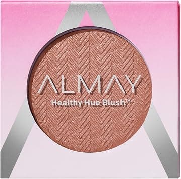 Almay Blush, Face Makeup, High Pigment Powder, Healthy Hue, Hypoallergenic, 100 Nearly Nude, 0.32 Oz - Best Deal Finder