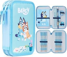 Bluey Filled Pencil Case for Kids with 2 Compartments, Stationery Included - Primary School Supplies - Amazon.ae Price Tracker