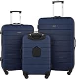 Wrangler Smart Luggage Set with Cup Holder and USB Port - Best Deal Finder