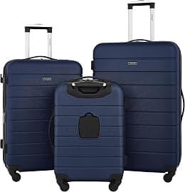 Wrangler Smart Luggage Set with Cup Holder and USB Port - Best Deal Finder