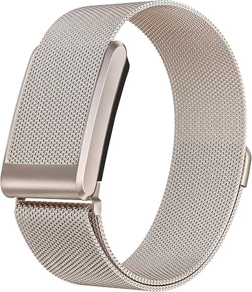 VeveXiao Stainless Steel Milanese Loop Strap Compatible With Whoop 5.0 One/Peak, Breathable Sports Strap Sweat Absorption Band with Metal Frame Connector for Men Women on Amazon.ae - Price Tracker
