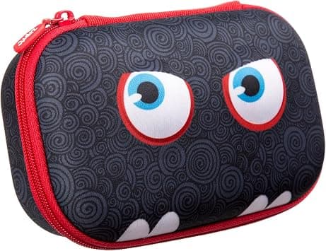 ZIPIT Wildlings Pencil Box for Kids | Pencil Case for School | Organizer Pencil Bag | Large Capacity Pencil Pouch (Black) على Amazon.ae - متتبع الأسعار
