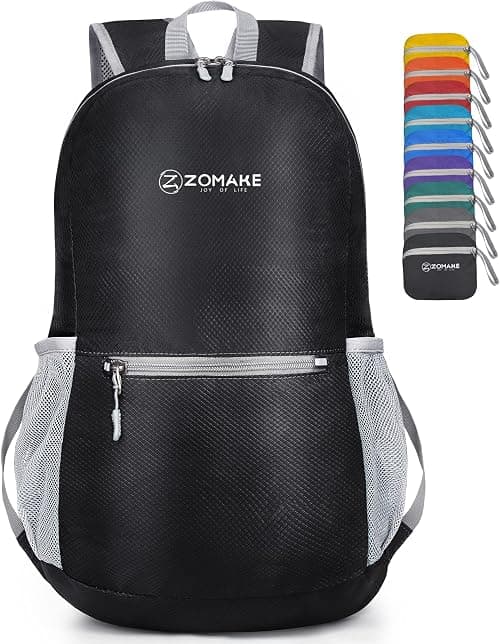 ZOMAKE Foldable Backpack Lightweight Packable 20 L, Small Hiking Daypack Water Resistant Travel Bag Nylon Outdoor Sports Camping Rucksack Walking Trekking for Men Women Seniors on Amazon.ae - Price Tracker