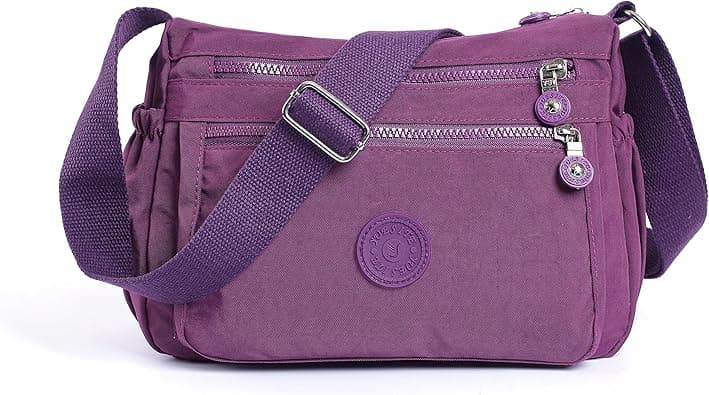 Crossbody Bags for Women Waterproof Tote Bag Casual Nylon Purse Handbag RFID Lightweight Messenger Bag on Amazon.ae - Price Tracker