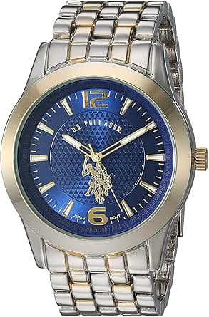 U.S. Polo Assn. Mens Quartz Watch, Analog Display And Stainless Steel Strap - USC80466 - Amazon.ae Price Tracker