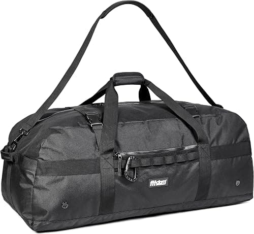 Fitdom 130L 36" Heavy Duty Extra Large Sports Gym Equipment Travel Duffle Bag W/Adjustable Shoulder & Compression Straps. Perfect for Soccer Baseball Basketball Hockey Football & Team Coaches & More على Amazon.ae - متتبع الأسعار