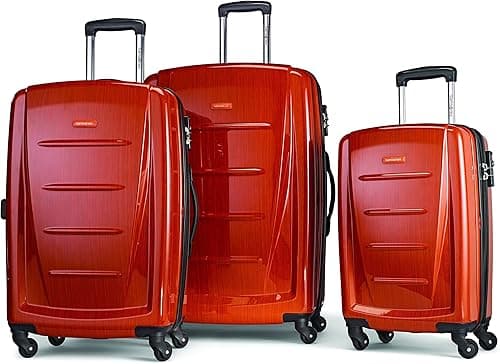 Samsonite Winfield 2 Fashion 3-Piece Hardside Luggage Sets, Orange, 56847-1641 on Amazon.ae - Price Tracker