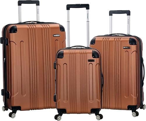 Rockland Hardside Expandable Luggage with Spinner Wheels, Multicolor على Amazon.ae - متتبع الأسعار