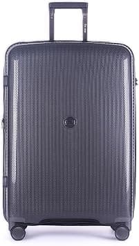 Reflection ISTANBUL theme PP Suitcase, Durable, Lightweight Hardshell, Telescopic Handle, Vertical Series Travel Luggage Trolley with 4 Quiet 360° Wheels and TSA Lock (Gray, 20-Inch Carry-On) - Best Deal Finder