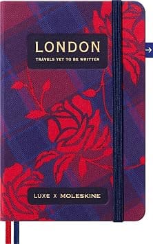 Moleskine Luxe London City Notebook, Notebook with Travel Contents, Hard Cover in Fabric and Closure with Elastic, Pocket Format 9 x 14 cm - Best Deal Finder