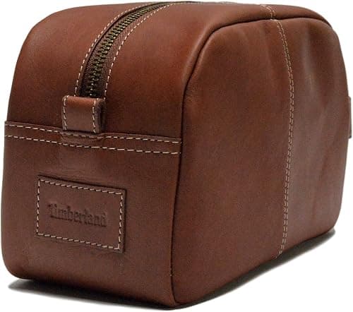 Timberland Men's Leather Toiletry Bag Travel Kit Accessory on Amazon - Best Deal Finder