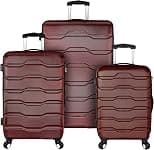 Elite Luggage Omni Hardside Spinner Luggage, Red, 3-Piece Set - Best Deal Finder