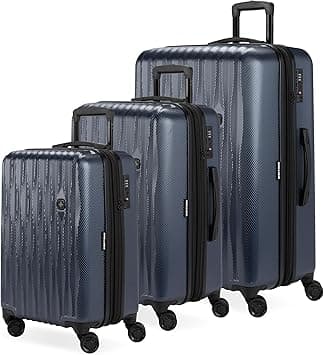 SwissGear 7272 Energie Expandable Hard-Sided Luggage With Spinner Wheels & TSA Lock, Navy, 3-Piece Set (19/24/27), 7272 Energie Hardside Expandable Luggage With Spinner Wheels - Amazon.ae Price Tracker