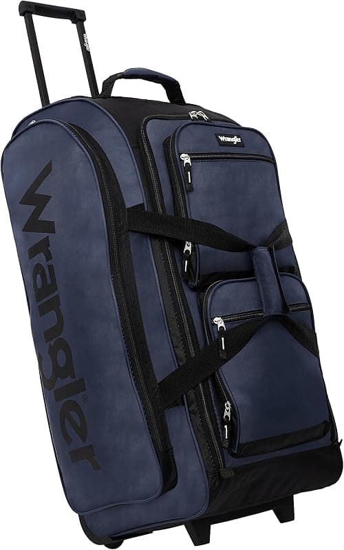 Wrangler 30" Wesley Rolling Duffel Bag على Amazon.ae - متتبع الأسعار