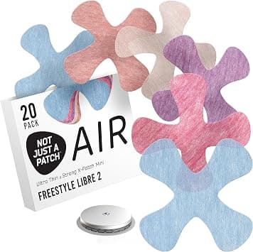 Not Just A Patch Freestyle Libre 2 Covers (20 Pack) - Thin, Strong and Light, Ultra-Long 14 Day Adhesion - Durable Lingo CGM & Libre 2 Sensor & Protector Patches - Air X-Mini Multicolor on Amazon.ae - Price Tracker