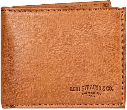 Levis Mens Wallet, Card Case & Money Organizer, Tan,14 cm 31LV130028 - Best Deal Finder