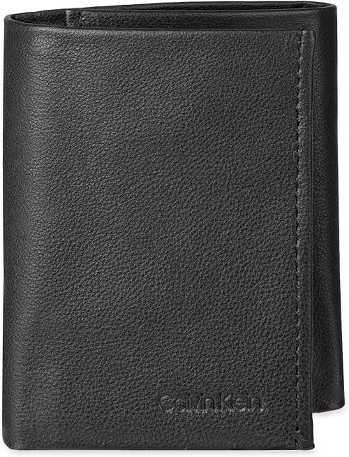 Calvin Klein Men's RFID Leather Trifold Wallet on Amazon.ae - Price Tracker