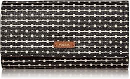 Fossil Women's Logan Leather RFID-Blocking Flap Clutch Wallet for Women - Best Deal Finder
