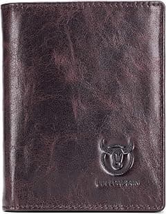 BULLCAPTAIN Large Capacity Genuine Leather Bifold Wallet/Credit Card Holder for Men with 15 Card Slots QB-027 - Amazon.ae Price Tracker