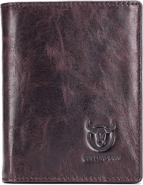 BULLCAPTAIN Large Capacity Genuine Leather Bifold Wallet/Credit Card Holder for Men with 15 Card Slots QB-027 on Amazon.ae - Price Tracker