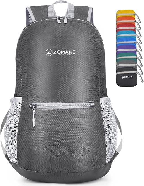 ZOMAKE Foldable Backpack Lightweight Packable 20 L, Small Hiking Daypack Water Resistant Travel Bag Nylon Outdoor Sports Camping Rucksack Walking Trekking for Men Women Seniors on Amazon.ae - Price Tracker