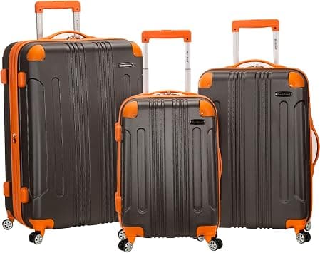 Rockland London Hardside Spinner Wheel Luggage, Charcoal, Checked-Large 28-Inch, London Hardside Spinner Wheel Luggage on Amazon.ae - Price Tracker