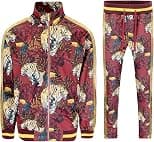 G-Style USA Men's Zipper Jacket Drawtsring Waistband Sweatpants Tracksuit Set - Best Deal Finder