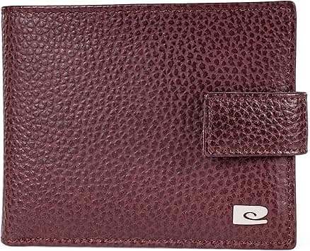 Mens Genuine Leather Wallet - Pebble Grain by Pierre Cardin | RFID Blocking | Sturdy, Distinct, Durable Bi-Fold Gents Wallets Black Brown Oxblood Colours, Brown, M, Retro on Amazon.ae - Price Tracker