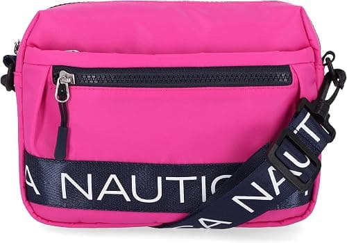 Nautica Womens Nautica Nylon Bean Bag Crossbody Bag With Adjustable Shoulder Strap Crossbody على Amazon.ae - متتبع الأسعار