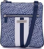 Nautica womens Lakeside Signature Jaquard North South Crossbody Bag Cross Body (pack of 1) - Best Deal Finder