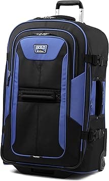 Travelpro Tpro Bold 2.0 28 Inch Expandable Rollaboard, Black/Navy, One Size, Blue/Black, Checked-Large 28-Inch, Bold - Softside Expandable Rollaboard Upright Luggage - Amazon.ae Price Tracker