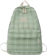 JHTPSLR womens Plaid Preppy Backpack Plaid Preppy Backpack - متتبع أسعار Amazon.ae