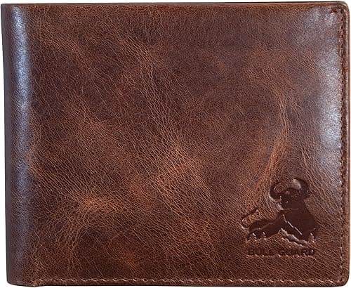 Bull Armour Genuine Leather Men Wallet RFID Bifold Vintage Brown Western Wallets on Amazon.ae - Price Tracker