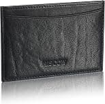 Leather Thin Card Holder, Slim ID Case Small Credit Card Wallet for Men & Women - Best Deal Finder