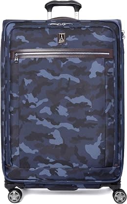 Travelpro Platinum Elite Softside Expandable Checked Luggage, 8 Wheel Spinner Large Suitcase, TSA Lock, Men and Women - Best Deal Finder