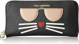 KARL LAGERFELD womens Peeking Kitty Wallet Wallet (pack of 1) - Best Deal Finder