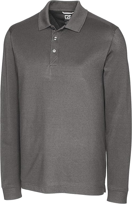 Cutter & Buck Men's 35+UPF, Long Sleeve Advantage Polo Shirt on Amazon.ae - Price Tracker