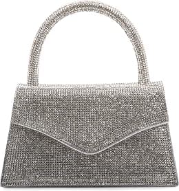 Steve Madden Womens Steve Madden Amina Rhinestone Mini Top Handle Steve Madden AMINA Rhinestone Mini Top Handle - Best Deal Finder