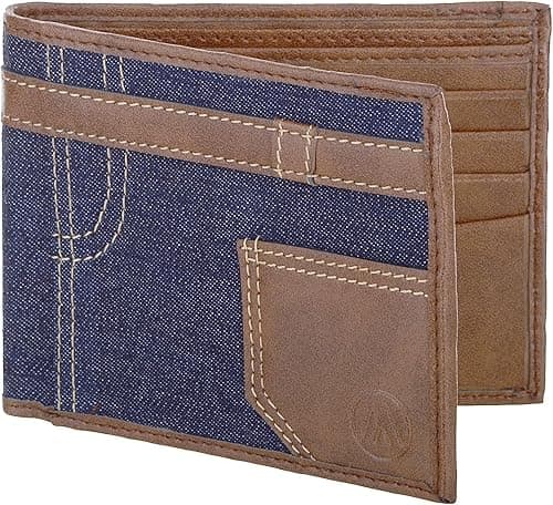 MarkQues Kelvin Blue Leather Men's Wallet (KV-440502) on Amazon.ae - Price Tracker