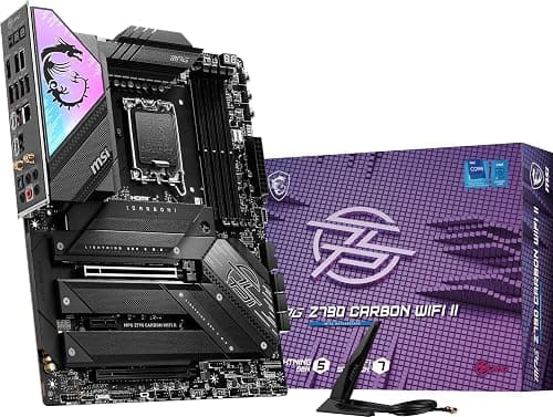 MSI MPG Z790 Carbon WiFi II Gaming Motherboard (Supports 12th/13th/14th Gen Intel Processors, LGA 1700, DDR5, PCIe 5.0, M.2, 2.5Gbps LAN, USB 3.2 Gen2, Wi-Fi 7, ATX) on Amazon.ae - Price Tracker