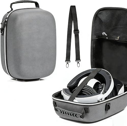 Hard Carrying Case for PlayStation VR2, Gaming Headset and Touch Controllers Accessories Storage Case with Shoulder Strap on Amazon.ae - Price Tracker