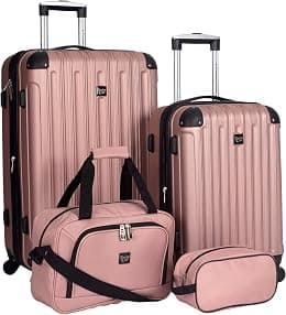 Travelers Club 4 Piece Midtown Luggage Set - Best Deal Finder