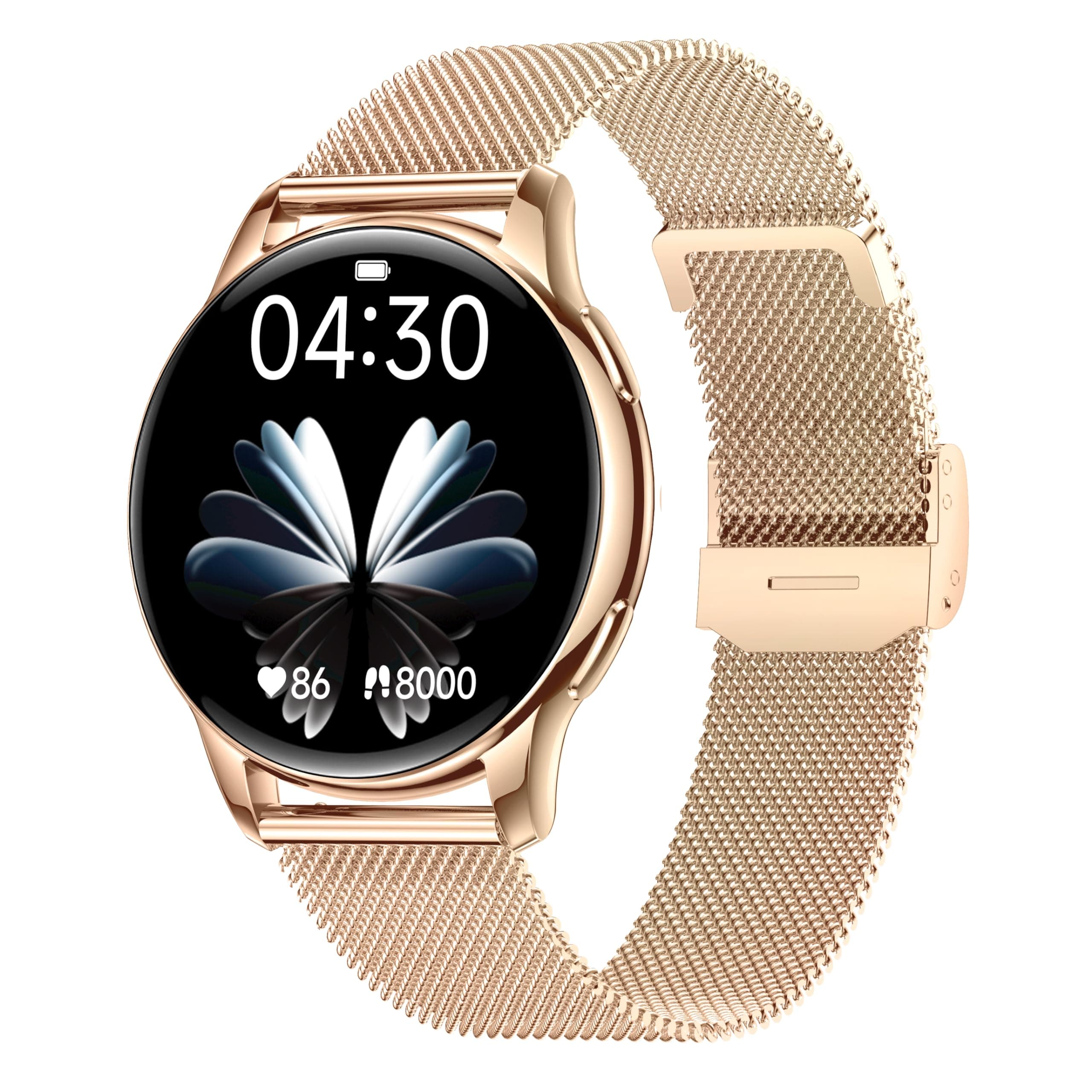 ArmFit QUEEN Smart watch with AMOLED Always On Display smart watch for women, BT Calling Waterproof Fitness Watch with Heart Sleep Monitor for Android iOS on Amazon.ae - Price Tracker