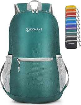 ZOMAKE Foldable Backpack Lightweight Packable 20 L, Small Hiking Daypack Water Resistant Travel Bag Nylon Outdoor Sports Camping Rucksack Walking Trekking for Men Women Seniors - Best Deal Finder