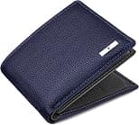 URBAN FOREST Kyle Blue/Grey Leather Wallet for Men - Best Deal Finder
